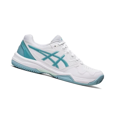Zapatos de Tenis Asics GEL-DEDICATE 7 CLAY Mujer Blancos Azules | 2396087-UG