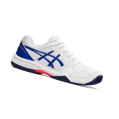 Zapatos de Tenis Asics GEL-DEDICATE 7 Mujer Blancos Azules | 1468729-GU