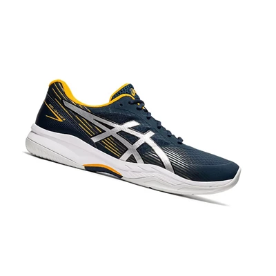 Zapatos de Tenis Asics GEL-GAME 8 Hombre Azules Plateados | 3754902-IC
