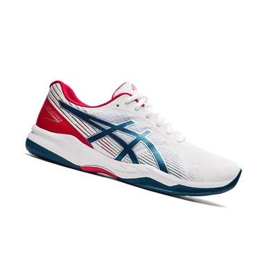 Zapatos de Tenis Asics GEL-GAME 8 Hombre Blancos Azules | 9342581-CO