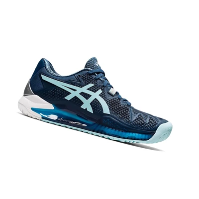 Zapatos de Tenis Asics GEL-RESOLUTION 8 (D) Mujer Azules Claro Azules | 0961385-DT