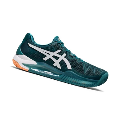 Zapatos de Tenis Asics GEL-RESOLUTION 8 CLAY Hombre Blancos | 1607893-QE