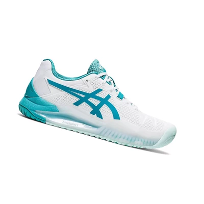 Zapatos de Tenis Asics GEL-RESOLUTION 8 (D) Mujer Blancos | 3946107-PF