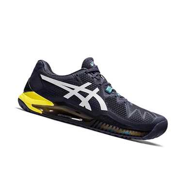 Zapatos de Tenis Asics GEL-Resolution 8 Hombre Azules Blancos | 0716923-DH