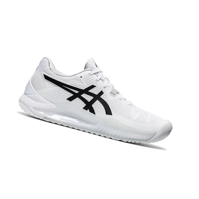 Zapatos de Tenis Asics GEL-Resolution 8 Mujer Blancos Negros | 5891034-MH