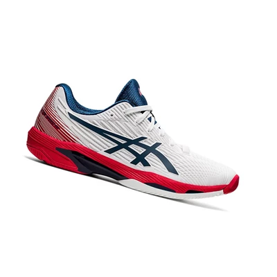 Zapatos de Tenis Asics SOLUTION SPEED FF 2 Hombre Blancos Azules | 1568493-RD