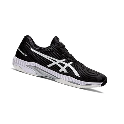 Zapatos de Tenis Asics SOLUTION SPEED FF 2 Hombre Negros Blancos | 6240793-QW