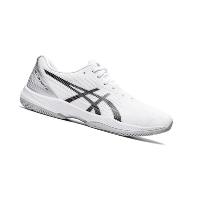 Zapatos de Tenis Asics SOLUTION SWIFT FF CLAY Hombre Blancos Negros | 2943816-VY