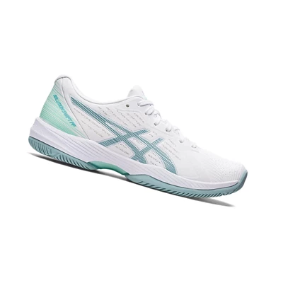 Zapatos de Tenis Asics SOLUTION SWIFT FF Mujer Blancos Azules | 8721906-PJ